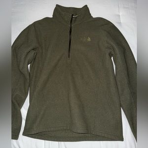 North Face 1/4 zip sweater